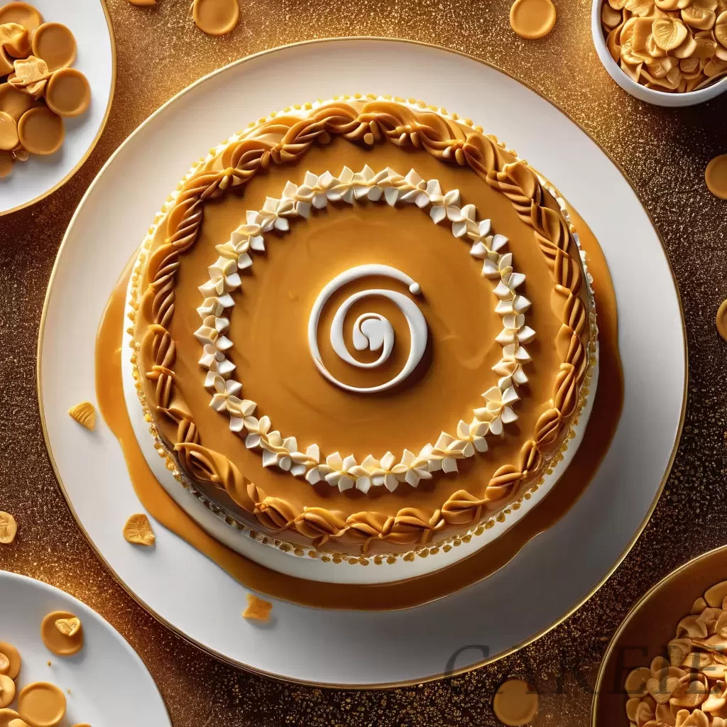 Rounded Butter Scotch Cake